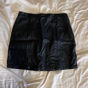 Forever 21 Faux Leather Mini Skirt